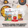 Family Comfort 72 Emergency Survival Kit/Backpack  72 Hours for 4 People  Disaster Preparedness  Delicious Survival Food, Gear, Lighting, First Aid, Tools & More, Olive Drab view 3