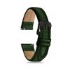 1302 18mm Women's Watch Bands, 20mm Women's Leather Watch Bands, Easy Interchangeable Watch Band, Quick Release, Gold Plated Buckle (Green/Black Buckle, 20mm) view 1