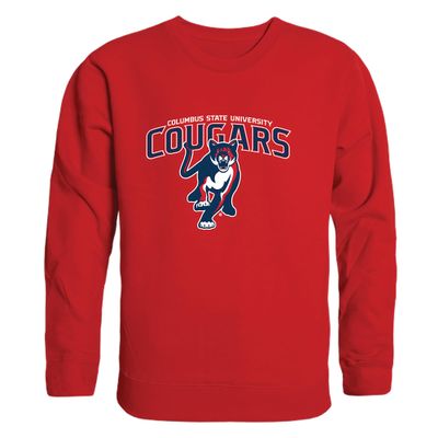 W Republic Columbus State Cougars College Crewneck Pullover Sweatshirt, Adult Unisex, Red, XX-Large - NCAA Officially Licensed Apparel