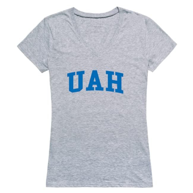 University of Alabama Huntsville Chargers Womens Game Day Tee T-Shirt - Heather Grey, X-Large