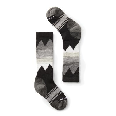 Smartwool Kids' Ski Light Cushion Over The Calf Socks - Black - X-Small