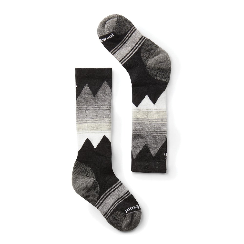 Smartwool Kids' Ski Light Cushion Over The Calf Socks - Black - X-Small
