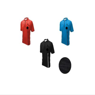 3 Pc Pro Soccer Referee Jerseys Set Red Blue & Black (XX-Large)