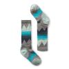 Smartwool Kids' Ski Light Cushion Over The Calf Socks - Medium Gray - Small view 1