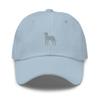 Great dane hat, Embroidered Unisex dad hat, Great dane mom hat, Great dane dad hat, Birthday Light Blue view 1
