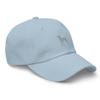 Great dane hat, Embroidered Unisex dad hat, Great dane mom hat, Great dane dad hat, Birthday Light Blue view 2