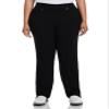 PGA Tour Women's Plus Pull-on Golf Pant with Tummy Control, Caviar, 4X-Large Plus