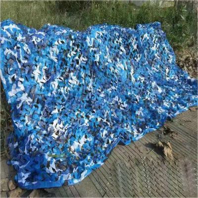 Amadon Blue Shade Camouflage Net,Customizable Camo Netting,Garden Decorative Privacy Screen,Oxford Cloth,Mountain Greening Camouflage Netting,Multiple Sizes,for Camping,Hunting (6.6x13.1ft)