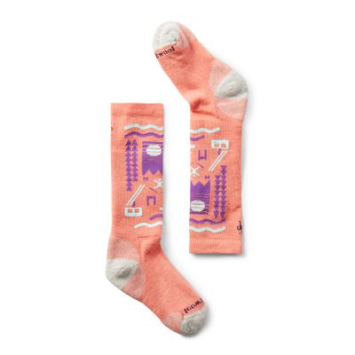 Smartwool Wintersport Full Cushion Ski Day OTC Socks - Youth Wild Salmon Medium