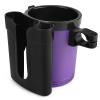 Accmor 3-in-1 Bike Cup Holder with Cell Phone Keys Holder, Bike Water Bottle Holders, Universal Bar Drink Cup Can Holder for Bicycles, Motorcycles, Scooters, Black Purple view 2