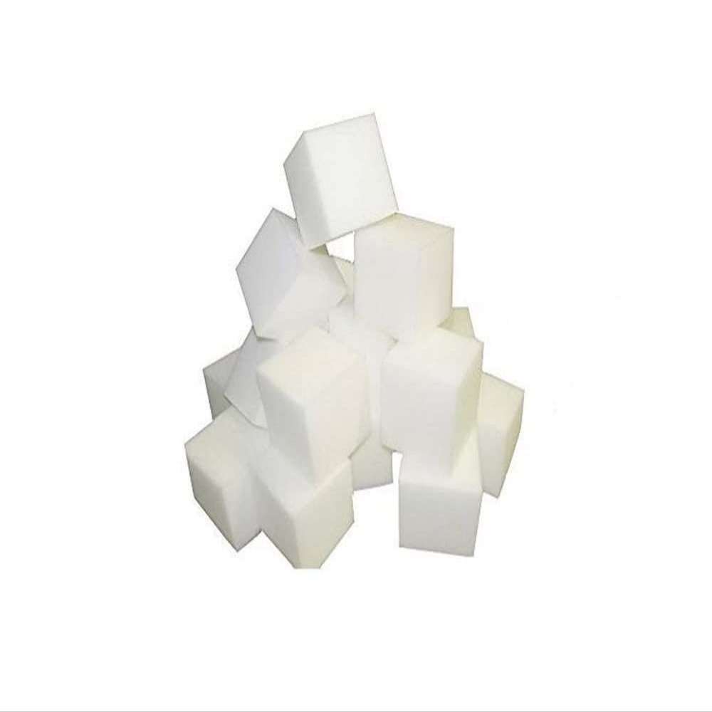 RaceCityFoam Foam Pit Cubes/Blocks 480 pcs (White) 6" x6" x6" Foam Blocks for Gymnastics Pits, Ninja Gyms, Freerunning and Parkour Courses, BMX, Trampoline & Skatepark Pits