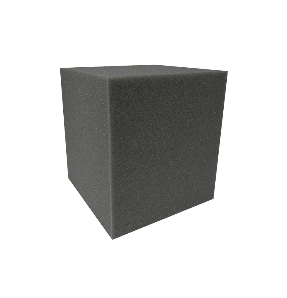 Isellfoam Foam Pit Cubes/Blocks 480 pcs (Charcoal) 6"x6"x6" Flame Retardant Pit Foam Blocks for Skateboard Parks, Gymnastics Companies, and Trampoline Arenas, CertiPUR-US Foam, Made in USA