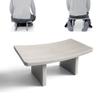 Ungloo Meditation Bench | Wide & Tall Sturdy Stable Cross Legged & Kneeling Stool | Easy on HIPS and Knees | Prayer Bench | Lightweight Sustainable Bamboo Stool view 1