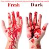Go Ho Fake Blood Makeup(1 oz),Realistic Effects Fake Blood Washable for Scar Wound and Clothes,Easy Dry Flow Fake Blood for Eyes Drips Nose Bleeds,Halloween Blood for Cosplay SFX Zombie Vampire,Fresh view 4