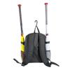 Rawlings | SAVAGE Backpack Equipment Bag | T-Ball / Baseball / Softball | Black/Red view 3