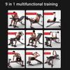 Weight Bench Adjustable Strength Training Bench Foldable Weight Bench Multifunction Dumbbells Bench Incline Bench for Home Gym (Color : Black, Size : 52 * 122 * 110cm) view 2