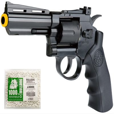 Bulldog Airsoft Revolver 4 Inch GBB [Titan - 350 FPS]