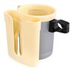 Accmor 3-in-1 Bike Cup Holder with Cell Phone Keys Holder, Bike Water Bottle Holders, Universal Bar Drink Cup Can Holder for Bicycles, Motorcycles, Scooters, Yellow Grey view 2