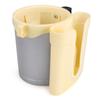 Accmor 3-in-1 Bike Cup Holder with Cell Phone Keys Holder, Bike Water Bottle Holders, Universal Bar Drink Cup Can Holder for Bicycles, Motorcycles, Scooters, Yellow Grey view 3