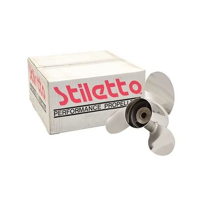Stiletto 23310 Stainless Steel 10 1/8 x 10 RH Boat Propeller