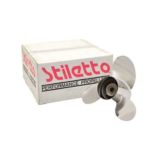 Stiletto 23310 Stainless Steel 10 1/8 x 10 RH Boat Propeller