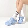 Women and Men Orthopedic Clogs Arch Support Garden Shoes Sandals Slippers with Plantar Fasciitis Feet Insoles,Light Blue/Camo,12.5-13.5 Women/11-11.5 Men view 3