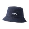 Bucket Hat for Men Women Daddy Papa Embroidered Washed Cotton Unisex Bucket Hats (Navy,7 1/2) view 1