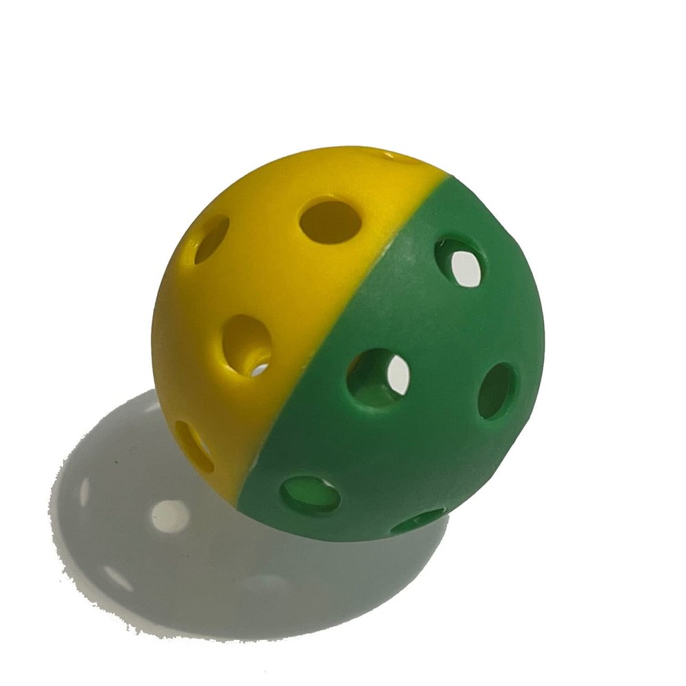 MaxBP Golf Size Training Ball (24 Count Split Yellow/Green)