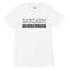 Sarcasm Ability to Insult Idiots V-Neck T-Shirt Sarcastic Funny Tee White Small view 1