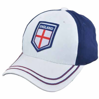 Tripact Inc England Cap Hat Soccer World Cup Adults Mens 02 White
