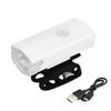 Bike Lights for Night Riding, USB Rechargeable Bike Headlight, Super Bright 500mAh Bicycle Front Light with 3 Lighting Modes for Biking, Skateboarding, Hiking, Motorcycles, Outdoor, White view 1