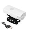 Bike Lights for Night Riding, USB Rechargeable Bike Headlight, Super Bright 500mAh Bicycle Front Light with 3 Lighting Modes for Biking, Skateboarding, Hiking, Motorcycles, Outdoor, White view 2
