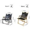 ROCK CLOUD Portable Folding Camping Chair Low Beach Chairs for Camp Lawn Hiking Sports Hunting view 3