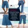 Roaman's Women's Plus Size Easy-Wear A-Line Skirt - 44 W, White Denim view 4