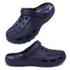 INMINPIN Women and Men Orthopedic Clogs Arch Support Garden Shoes Sandals Slippers with Plantar Fasciitis Feet Insoles,Dark Blue/Camo,6-7 Women/4.5-5.5 Men view 1