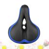 BESPORTBLE Ergonomic Wide Bike Seat Tail Light Road Bike Saddle Reflective Sticker Blue