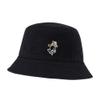 Bucket Hat for Men Women Praying Hands with Cross Embroidered Washed Cotton Unisex Bucket Hats (Black,7 1/2) view 1
