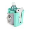Accmor 3-in-1 Bike Cup Holder with Cell Phone Keys Holder, Bike Water Bottle Holders, Universal Bar Drink Cup Can Holder for Bicycles, Motorcycles, Scooters, Grey Green view 1