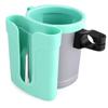 Accmor 3-in-1 Bike Cup Holder with Cell Phone Keys Holder, Bike Water Bottle Holders, Universal Bar Drink Cup Can Holder for Bicycles, Motorcycles, Scooters, Grey Green view 2