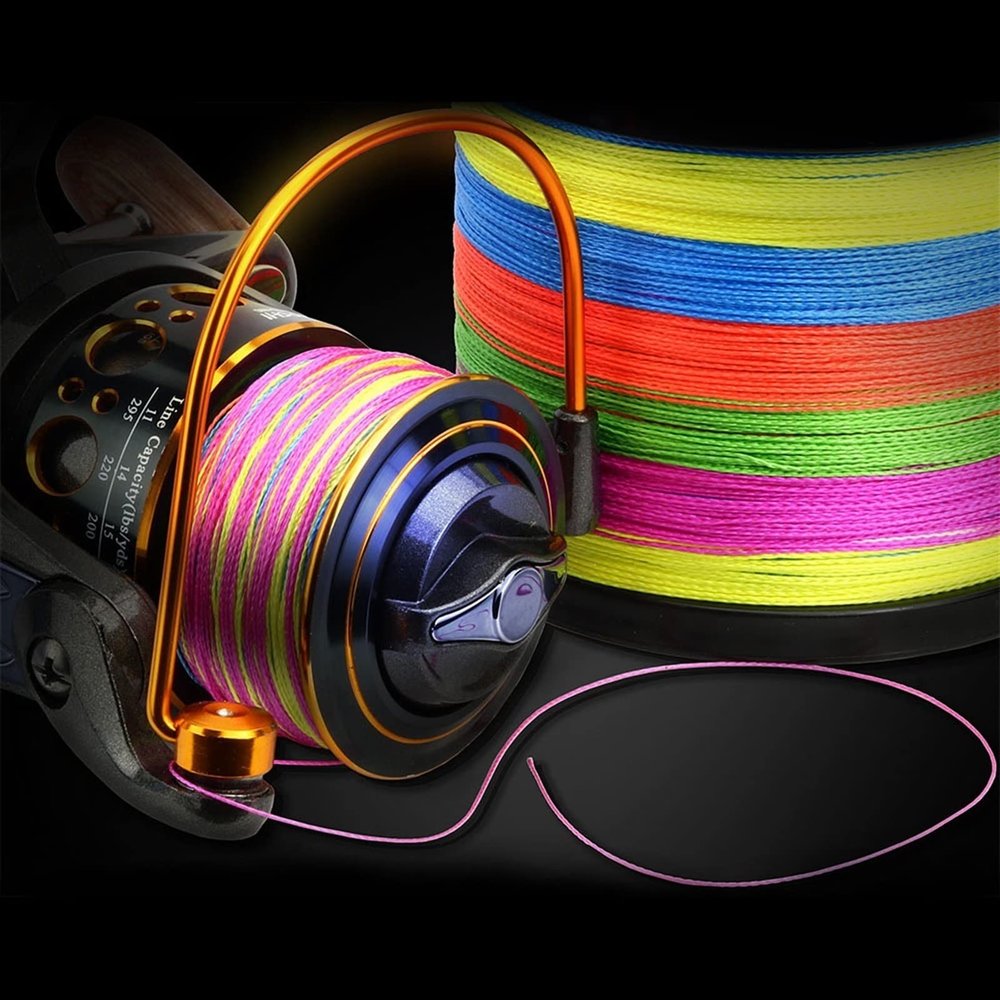 Fishing Lines 300M 100% PE 4 Strand Braided Fishing Line Multifilament Fishing Line Super Strong for Carp Fishing Wire Fishing Tool (Color : 4 Stand Blue, Size : X4-0.50MM-85LB)