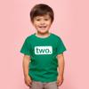 2nd Birthday Shirt boy 2 Year Old Toddler Kids Outfit Second Two t-Shirt Party (Green, 3 Years) view 3