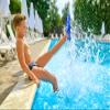 Prsca Kids Swim Fins,Short Youth Fins Swimming Flippers,Swim Training Fins for Lap Swimming,for Children Girls Boys Beginners view 3