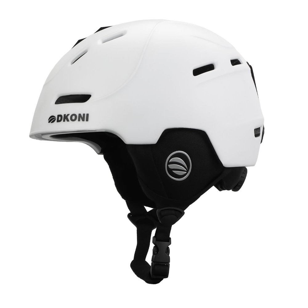 DKONI Ski Helmet for Adults (Large, White)