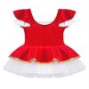 Yartina Kids Girls Ringmaster Fairytale Fancy Dress Ballet Dance Leotard Dress Mesh Tutu Skirt Performance Red 16 Years view 4