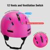 DKONI Ski Helmet for Adults (Large, Pink) view 4