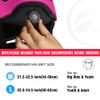 DKONI Ski Helmet for Adults (Medium, Pink) view 3