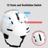 DKONI Ski Helmet for Adults (Medium, White) view 4