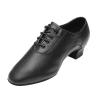 Shoes Boys Modern Dance Shoes Prom Ballroom Latin Dance Shoes Solid Color Lace Up Boys Snow Boots Size 12 (Black, 36) view 2