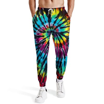 AYUNIX Men's Joggers Pants Tie-Dye Sweatpants for Men Women Casual Printed Dyed Outfits Jogger Sports Track Sweatpants,X-Large