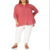 EVANS Women's Plus Size Tunic-Island Breeze, Rose, 16 view 1